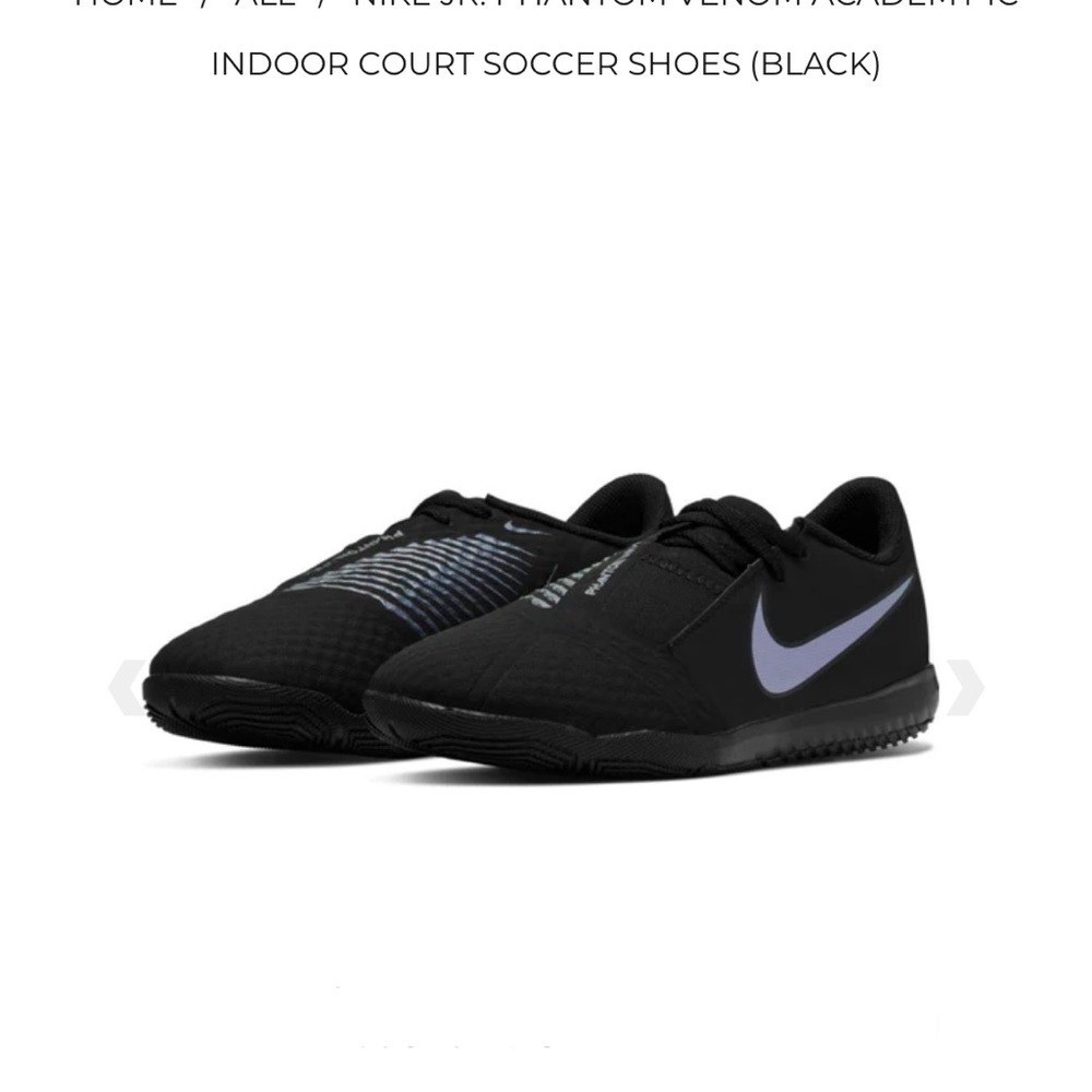 Nike Phantom Venom Indoor Soccer Shoes 5Y